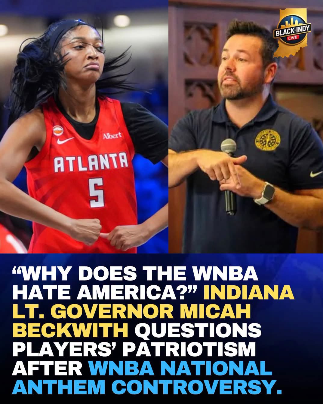 Micah Beckwith weighs in on WNBA anthem controversy